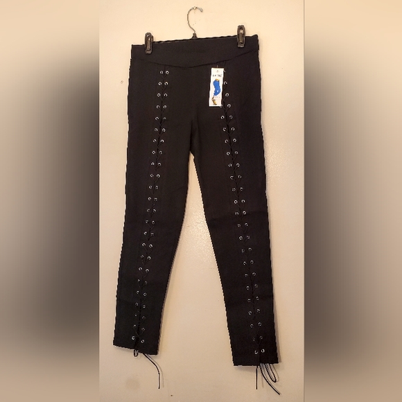 🔥NEW JVINI Jeggings Black Women US Large - Picture 1 of 14
